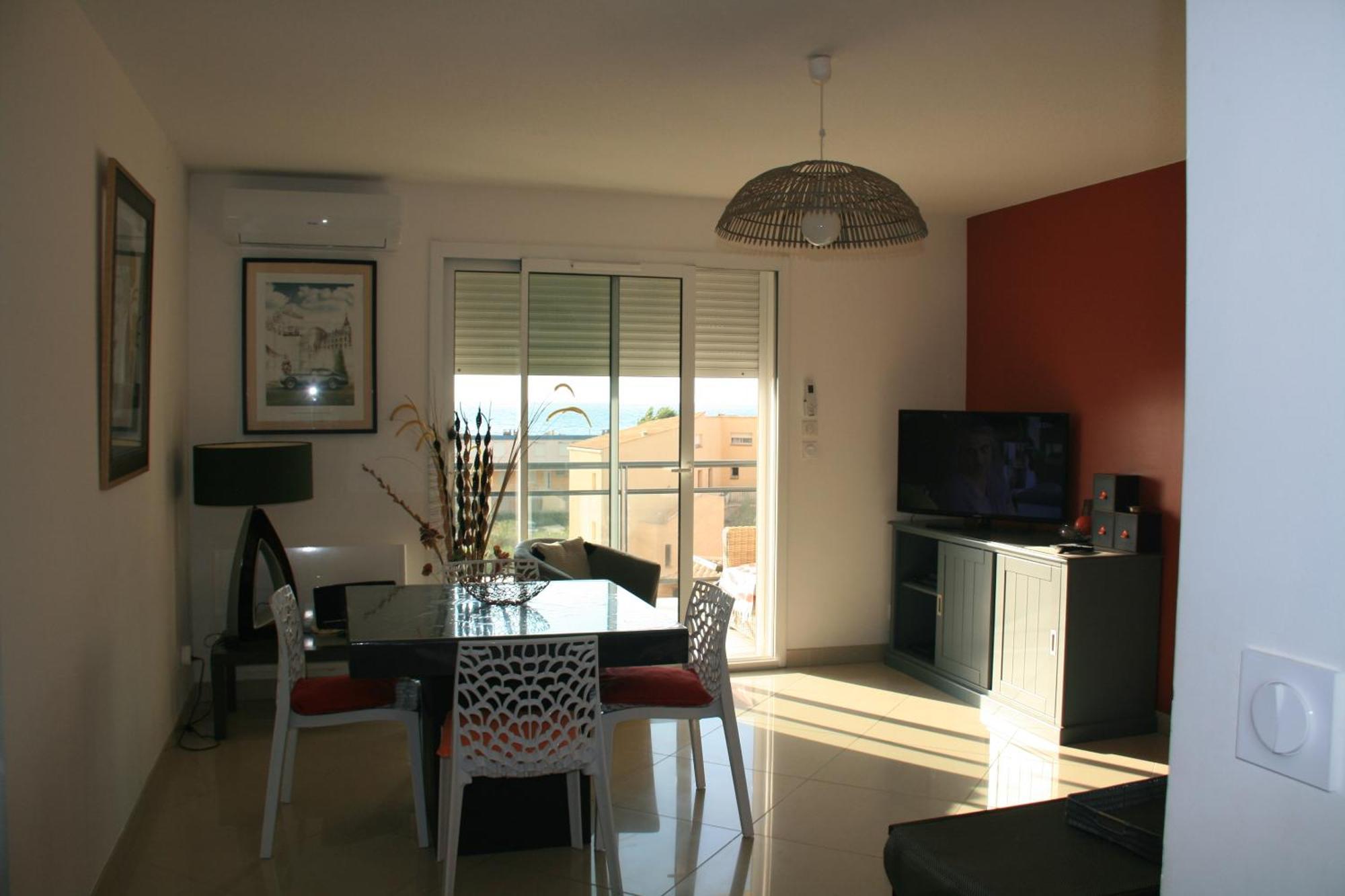 T3 Vue Mer 100M De La Plage Wifi Et Parking Saint-Pierre-la-Mer  Exteriér fotografie
